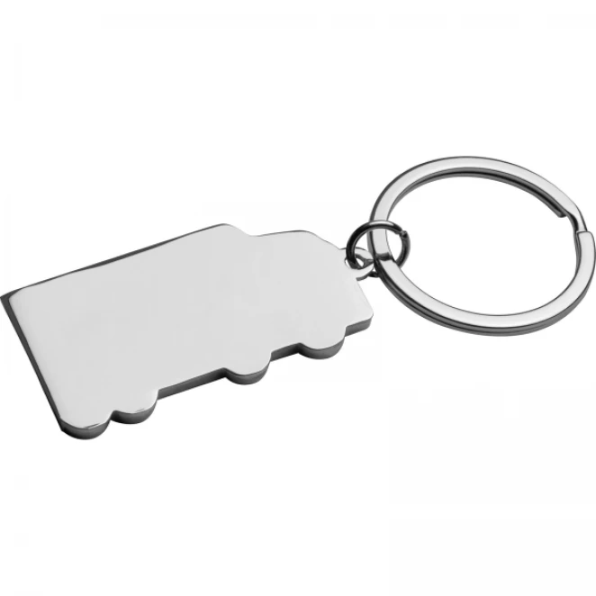 Brelok metalowy samochód z nadrukiem logo Zdjęcie 4