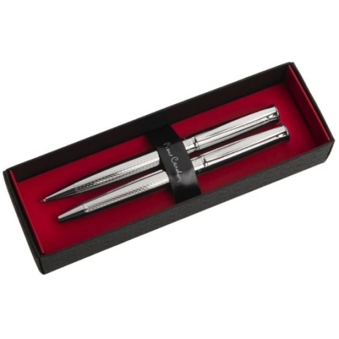 Zestaw piśmienny długopis i pióro kulkowe ROI Pierre Cardin z logo Zdjęcie 3