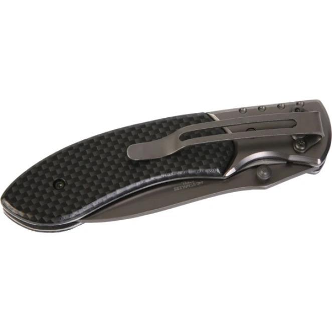 Nóż składany YERGER Schwarzwolf z nadrukiem logo Zdjęcie 2