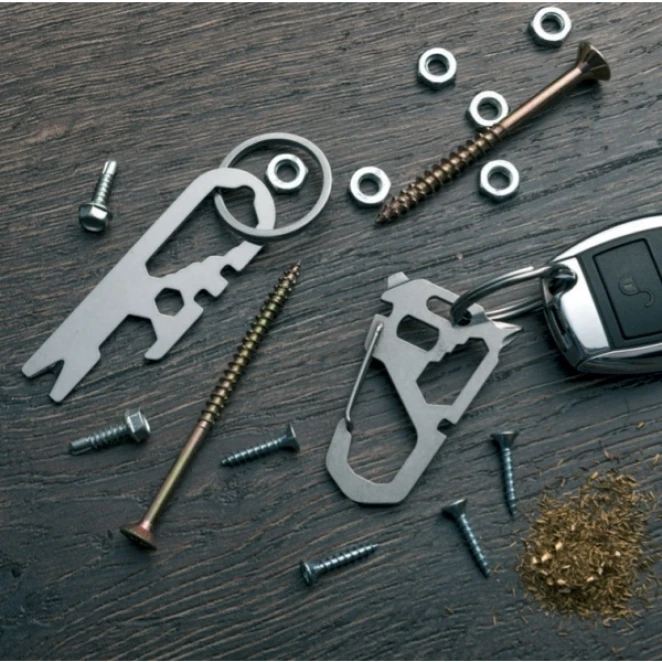 Wielofunkcyjny brelok ANTISANA Schwarzwolf do drukowania logo Zdjęcie 3