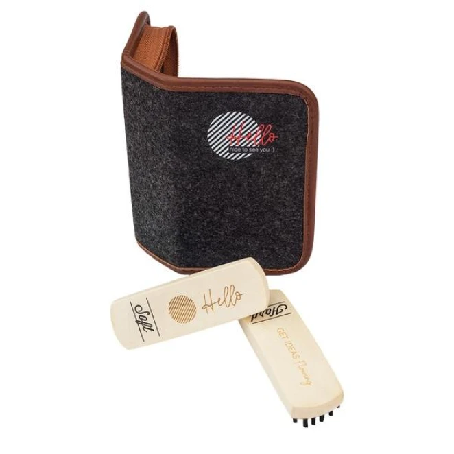 Zestaw do pielęgnacji obuwia Derby z logo firmy Zdjęcie 2