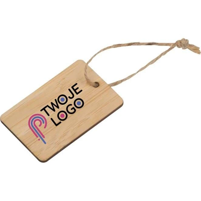Zawieszka bambusowa SALAMANCA z naniesieniem logo Zdjęcie