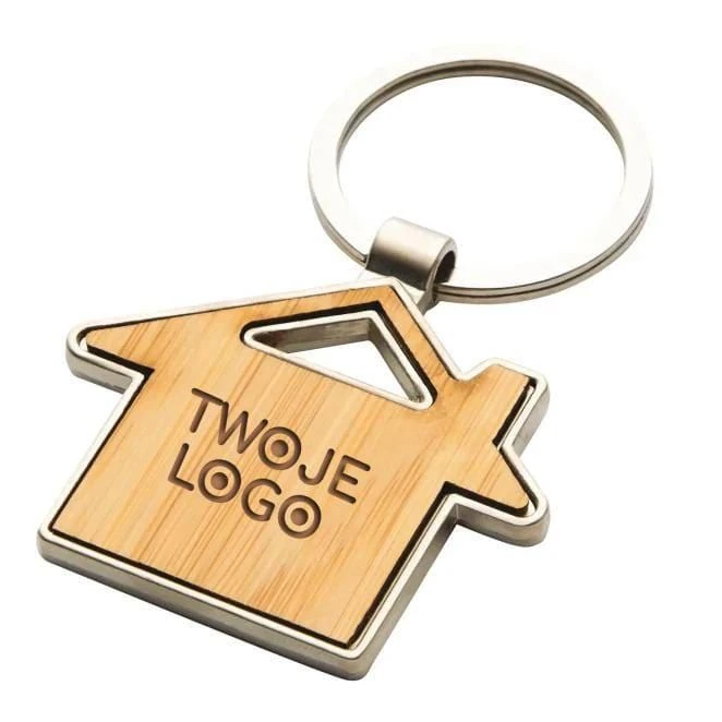 Brelok NEW HOME. z nadrukiem logo Zdjęcie