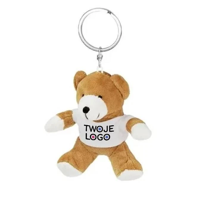 Pluszowy miś, brelok | Larry Honey do nałożenia logo Zdjęcie