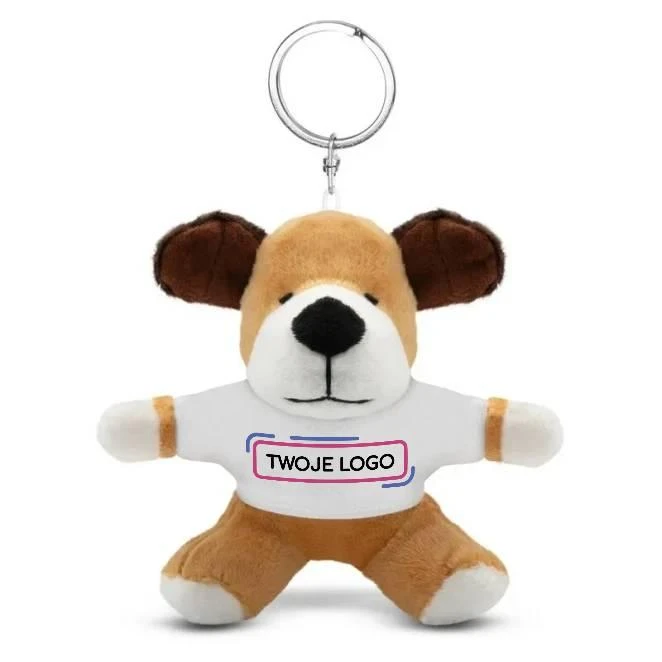 Pluszowy pies, brelok | Grover z naniesieniem logo Zdjęcie