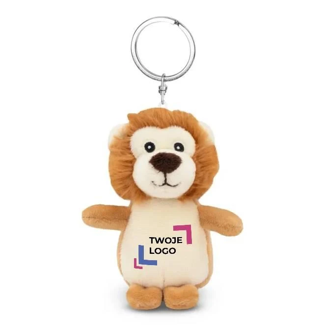 Pluszowy lew, brelok | Bilge do nałożenia logo Zdjęcie