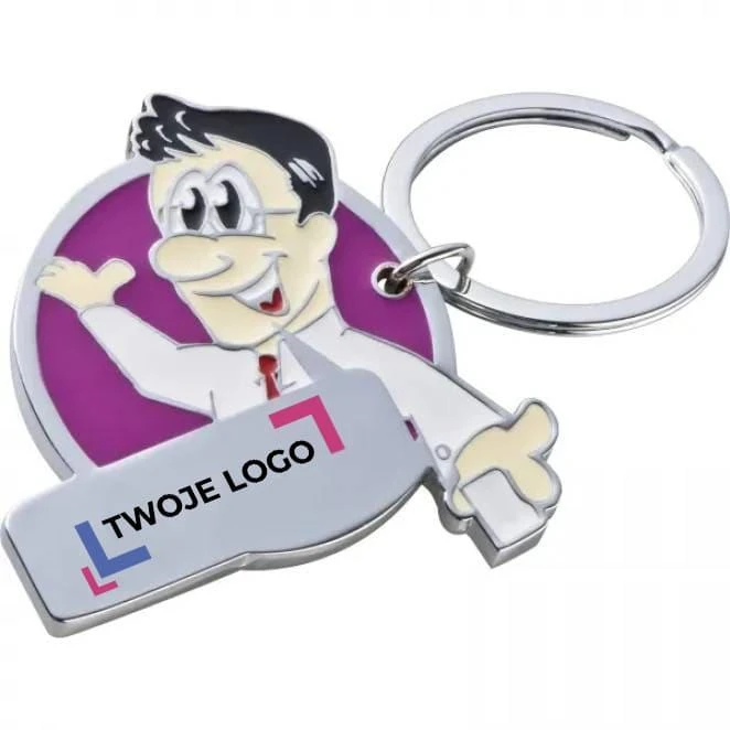 Brelok metalowy CrisMa z logo firmy Zdjęcie