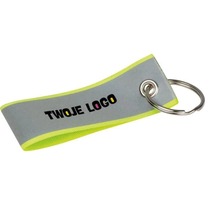 Brelok odblaskowy z logo Zdjęcie