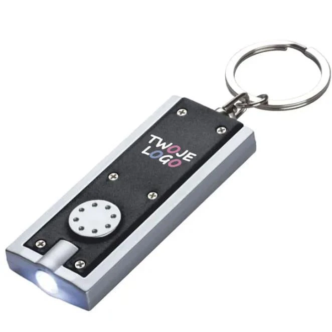 Brelok plastikowy z lampką LED BATH do naniesienia logo Zdjęcie