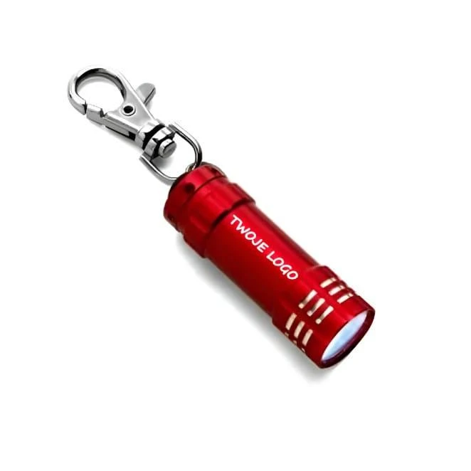 Brelok karabińczyk, lampka LED do nałożenia logo Zdjęcie
