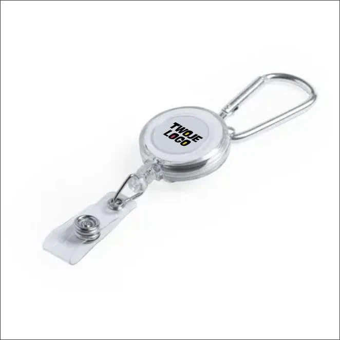 Ski pass, rozciągany przewód 65 cm z logo Zdjęcie