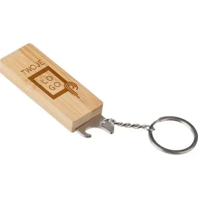 Brelok do kluczy, otwieracz do butelek do nałożenia logo Zdjęcie