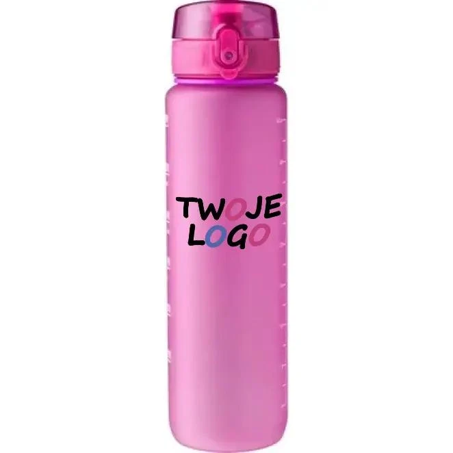 Butelka motywacyjna 1000 ml RPET do drukowania logo Zdjęcie