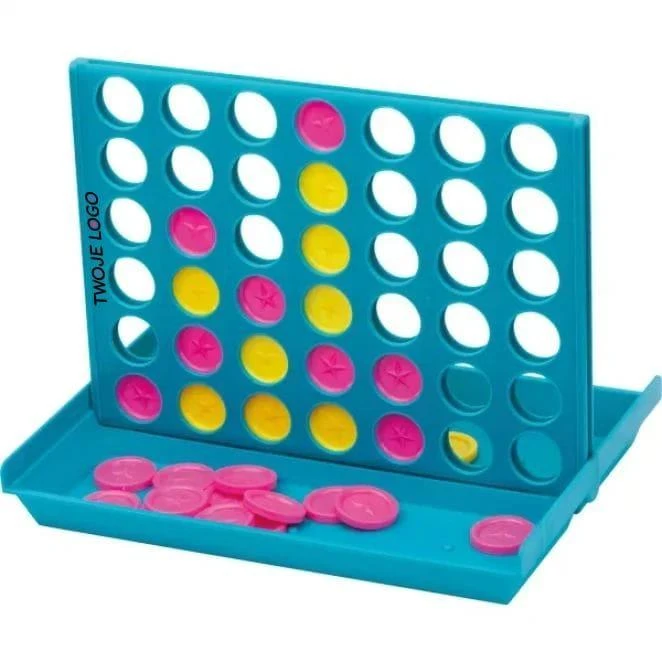 Gra 4 in a row z nadrukiem logo Zdjęcie