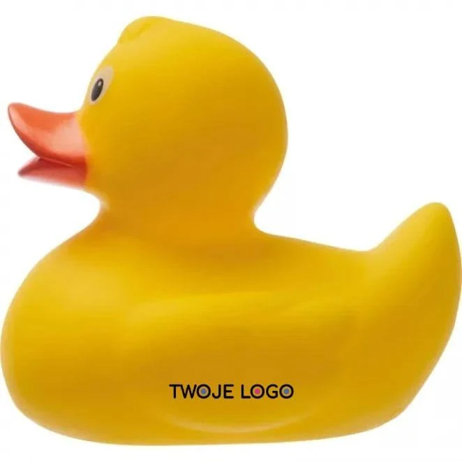 Zabawka do kąpieli kaczka z logo Zdjęcie