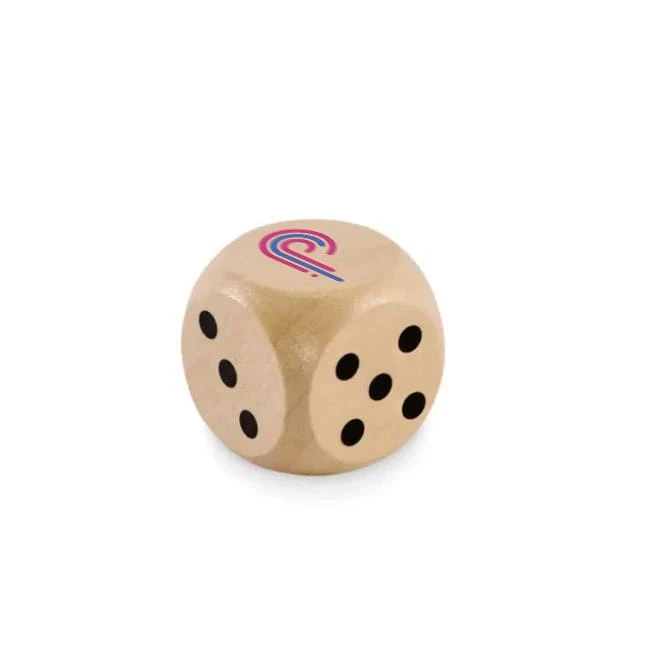 Kostki do gry średnica 3 cm DADIN z logo Zdjęcie