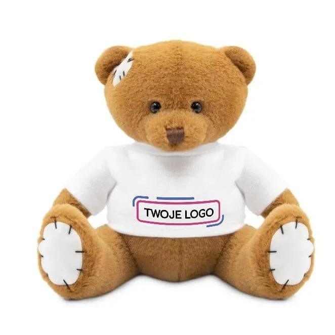 Pluszowy miś | Nicky Patch do naniesienia logo Zdjęcie