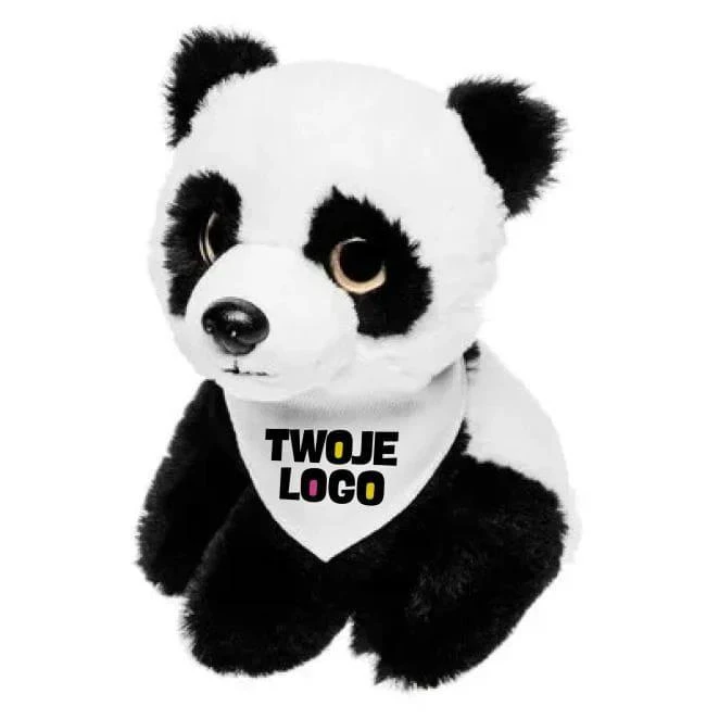 Pluszowa panda | Loka z nadrukiem logo Zdjęcie