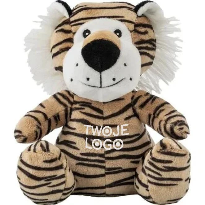 Pluszowy tygrys do nałożenia logo Zdjęcie