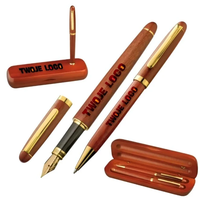 Zestaw piśmienny długopis i pióro wieczne OXFORD do naniesienia logo Zdjęcie