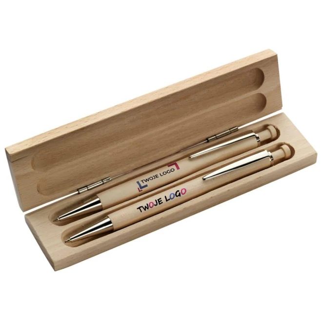 Zestaw piśmienniczy, długopis i ołówek mechaniczny z naniesieniem logo Zdjęcie