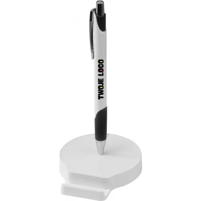 Stojak na telefon z długopisem REGINA do naniesienia logo Zdjęcie