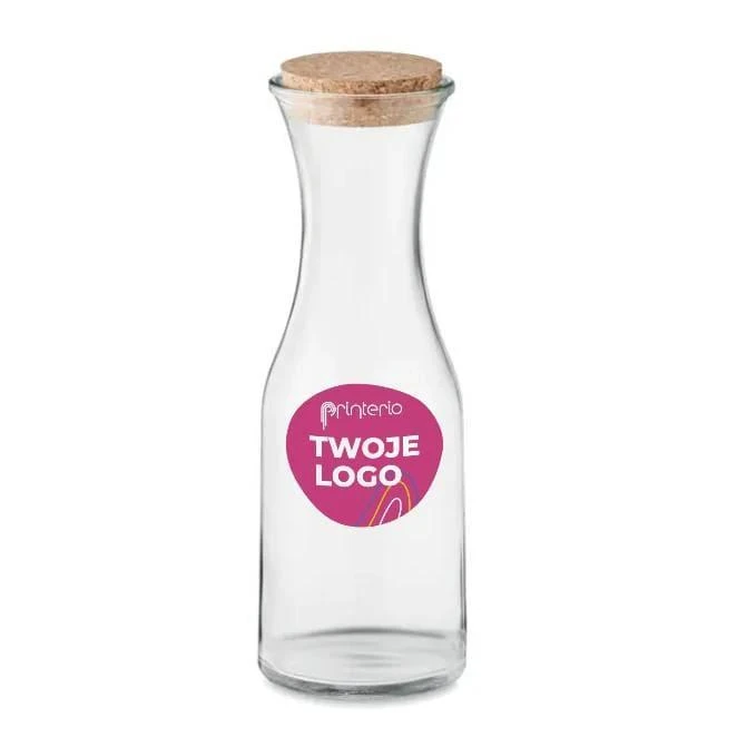 Karafka z recyklingu 1L PICCA z naniesieniem logo Zdjęcie