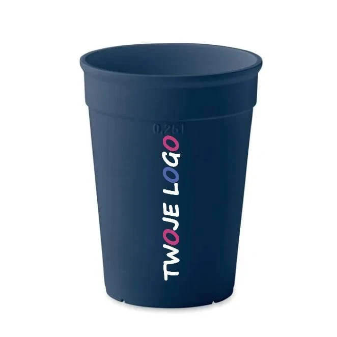 Kubek PP z 250 ml AWAYCUP z naniesieniem logo Zdjęcie