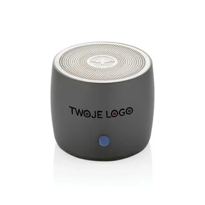 Basowy głośnik bezprzewodowy 3W Swiss Peak, aluminium z recyklingu z nadrukiem na zamówienie Zdjęcie