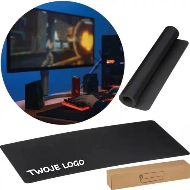 Podkładka pod mysz XXL z logo firmy Zdjęcie