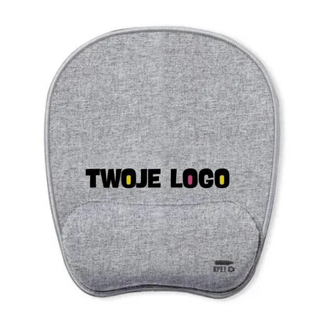 Podkładka pod mysz RPET do drukowania logo Zdjęcie