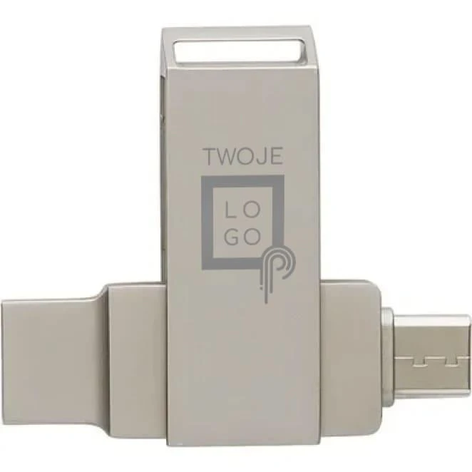 Pamięć USB 64 GB z logo firmy Zdjęcie