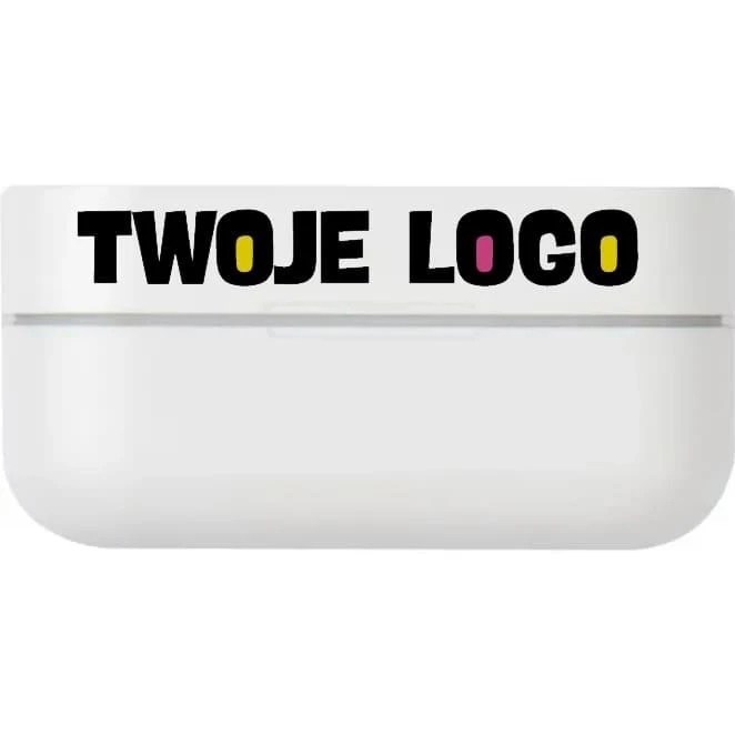 Słuchawki douszne solarne bezprzewodowe DAYTON z nadrukiem logo Zdjęcie