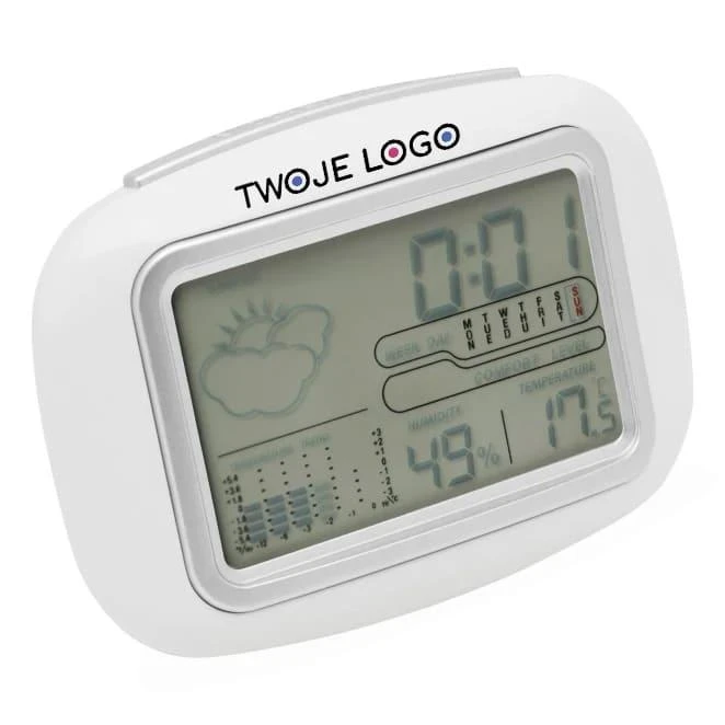 Stacja pogodowa CALOR z logo firmy Zdjęcie