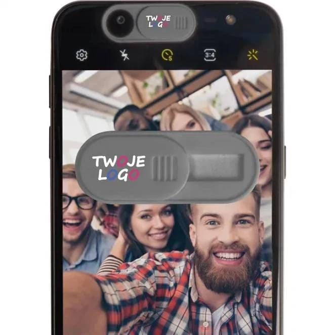 Zaślepka na kamerę w telefonie do nałożenia logo Zdjęcie