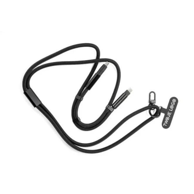 Smycz do telefonu z funkcją ładowania 60W CHARD do nałożenia logo Zdjęcie