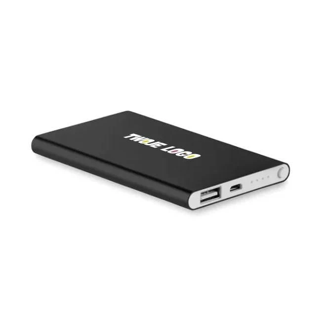 Płaski Powerbank 4000mAh POWERFLAT do naniesienia logo Zdjęcie