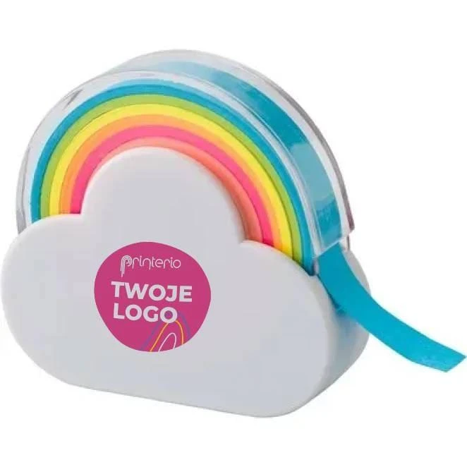 Podajnik taśmy do notatek "chmura", karteczki samoprzylepne do naniesienia logo Zdjęcie