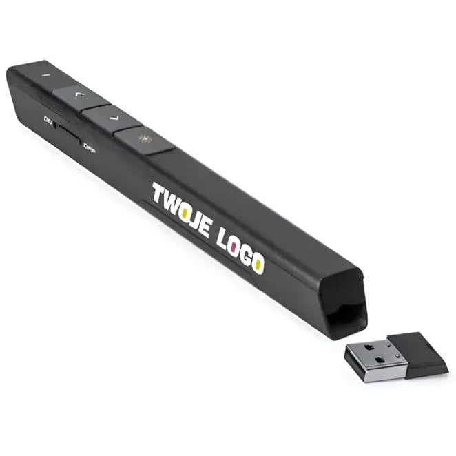 Bezprzewodowy wskaźnik laserowy, prezenter do naniesienia logo Zdjęcie