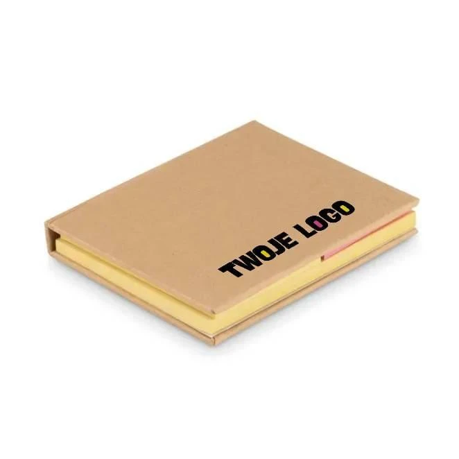 Zestaw kartek samoprzylepnych RECYCLO z naniesieniem logo Zdjęcie