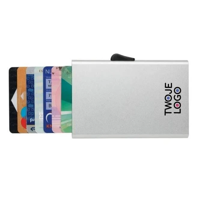 Etui na karty kredytowe C-Secure, ochrona RFID z logo Zdjęcie