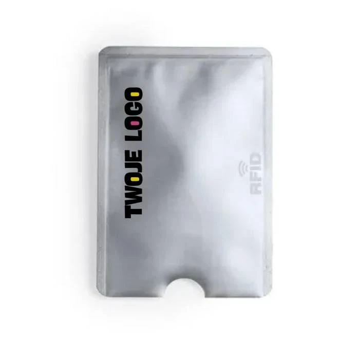 Etui na kartę kredytową, ochrona RFID z nadrukiem logo Zdjęcie