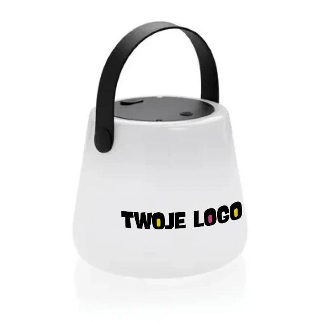 Lampka SolarGlow, ładowana przez USB, RABS z logo firmy Zdjęcie