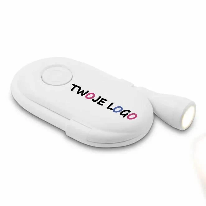 Elastyczna lampka do książki | Mazi z logo firmy Zdjęcie