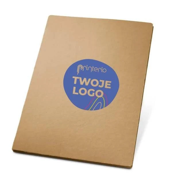 POE. Teczka na dokumenty A4 wykonana z tektury (450 g/m²) z logo firmy Zdjęcie