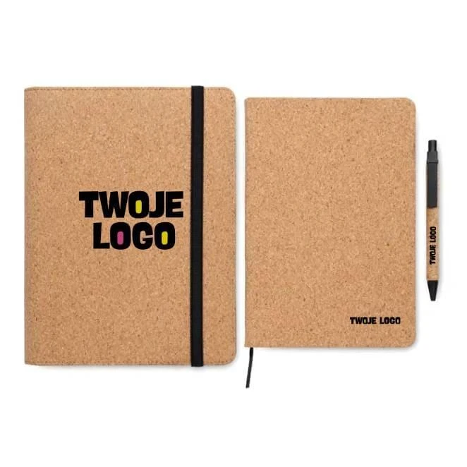 Teczka A5 z korkiem ORIGIN z nadrukiem logo Zdjęcie