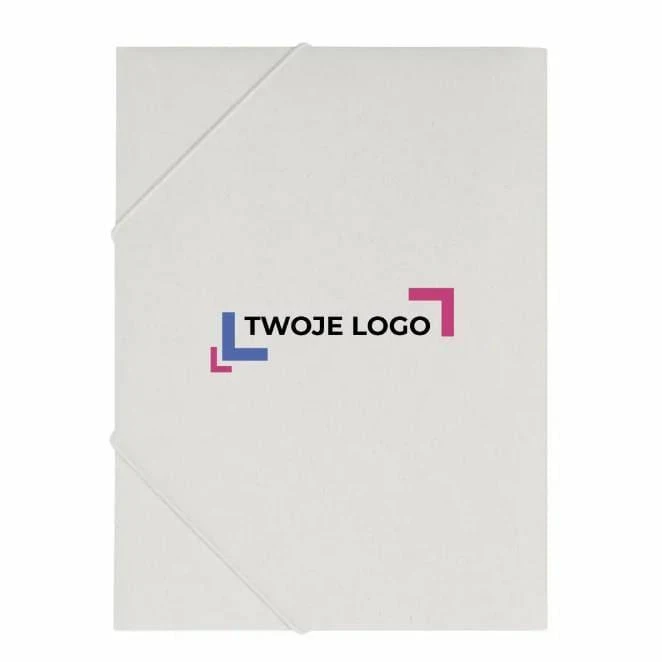 Teczka na dokumenty ok. A4 ze słomy pszenicznej z naniesieniem logo Zdjęcie