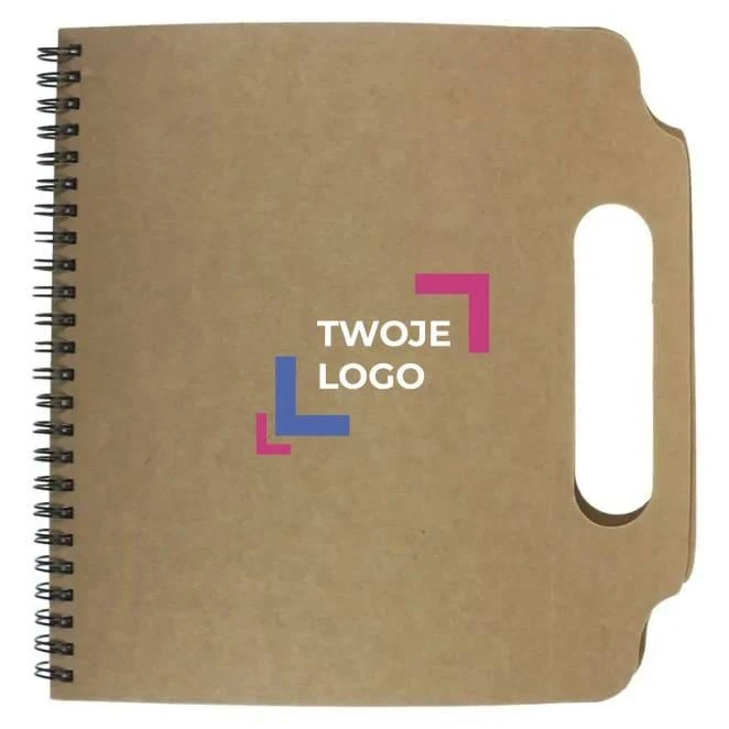 Teczka konferencyjna ok. A5 z notatnikiem, karteczki samoprzylepne, długopis z logo Zdjęcie