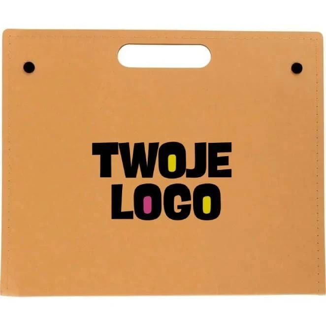 Teczka konferencyjna, notatnik ok. A4, długopis, karteczki samoprzylepne do naniesienia logo Zdjęcie