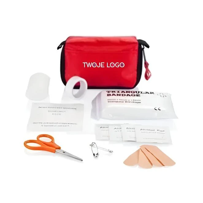 Apteczka w pokrowcu, 14 el. 13 x 3 x 8 cm z nadrukiem na zamówienie Zdjęcie